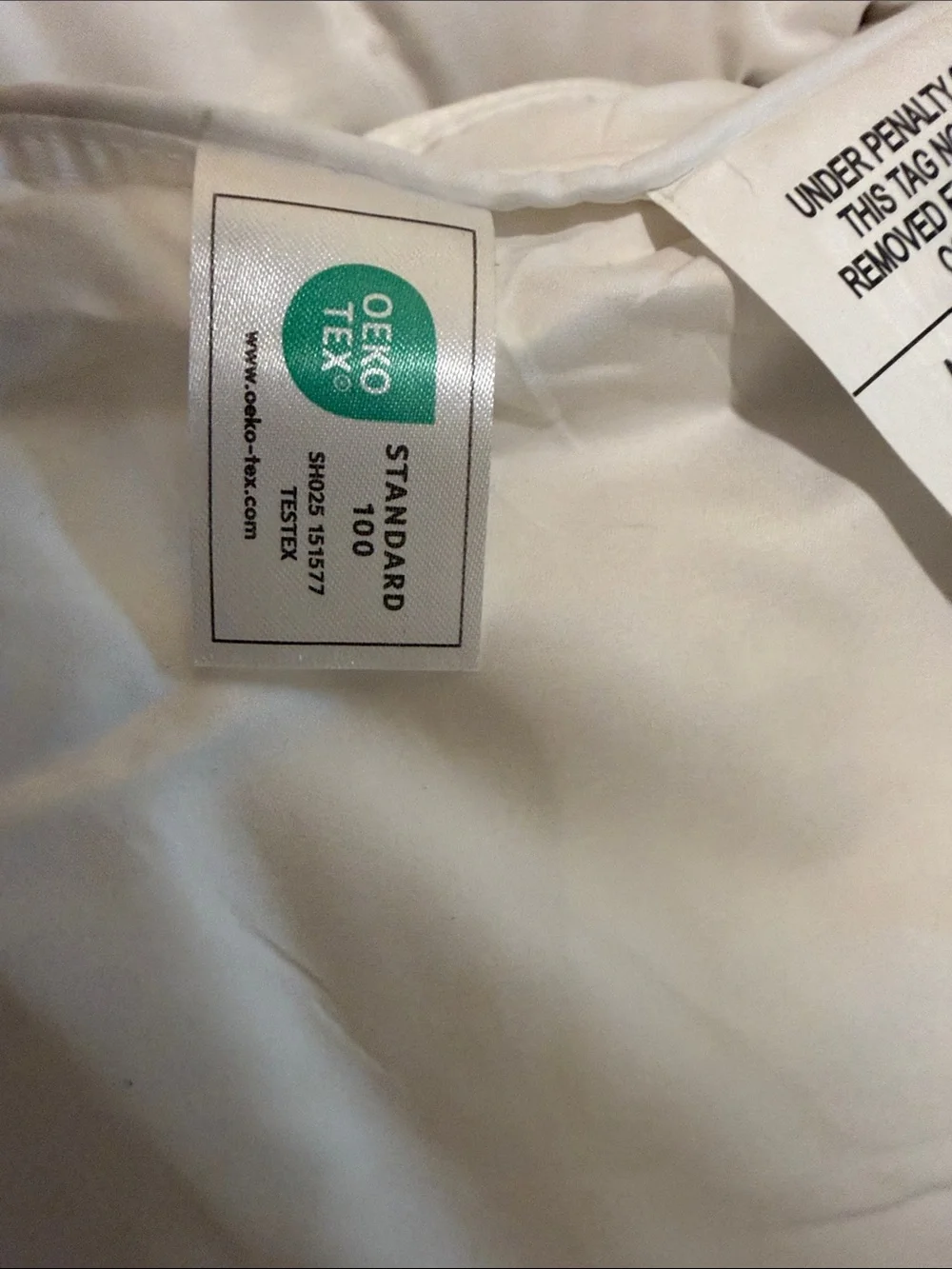 Down Feather Fiber Comforter - Cream